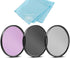 37mm 3 Piece Filter Kit (UV-CPL-FLD) for Canon HF W10, HF W11, Olympus Pen E-PL10, OM-D E-M10 Mark IV