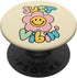 Happy Face Aesthetic Just Vibin’ Indie PopSockets Standard PopGrip