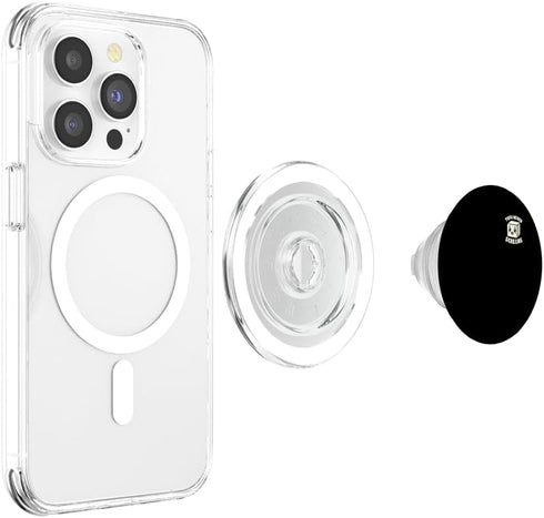 Tofu Never Screams Vegan Tofu Never Screams Minimalist Vegan PopSockets MagSafe PopGrip for iPhone