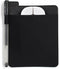 AubRie Universal Stick-On Mouse Pouch, Wireless Mouse and Pen Holder, Reusable Adhesive, No Glue Residue, Black