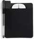 AubRie Universal Stick-On Mouse Pouch, Wireless Mouse and Pen Holder, Reusable Adhesive, No Glue Residue, Black