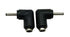 DC Barrel Power Jack Charging Cable Connector, 90 Degree Angle Adapter, 2-Pack for Notebook & LED Lights