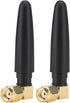 Probox AW050 Mini Dual Band WiFi Antenna (2-Pack), 2.4GHz 5GHz 5.8GHz MIMO RP-SMA Male Right Angle Connectors for WiFi