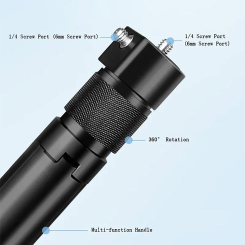 Generic Insta360 X5/X4/X3, 3, 360 1/4" 6 lbs Bullet Time Handle Tripod Rotating Grip for DJI OSMO Pocket GoPro Rotating