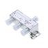 Cables Direct Online 3 Way Bi-Directional Coaxial Antenna Splitter - 5-2300 MHz Indoor and Outdoor Waterproof for RG6