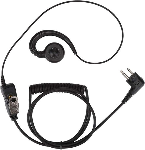 AEH3000-M1A Walkie Talkie Two Way Radio Black Headset Mic for , Modular Design 180 Rotating Speaker Earpiece, ABS Walkie Talkie Earphone High Sound Quality