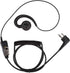 AEH3000-M1A Walkie Talkie Two Way Radio Black Headset Mic for , Modular Design 180 Rotating Speaker Earpiece, ABS Walkie Talkie Earphone High Sound Quality