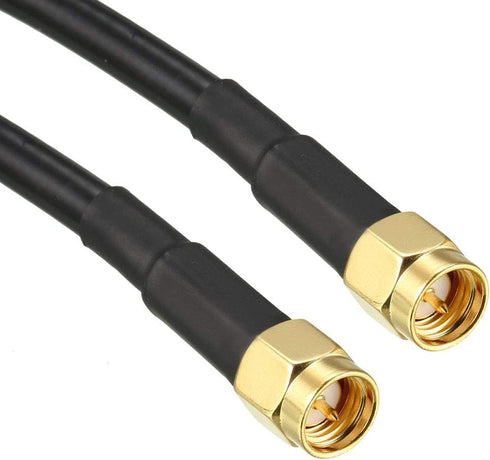 uxcell Antenna Extension Cable, SMA Male to SMA Male Coaxial Cable RG58, 50 Ohm, 8 Inch