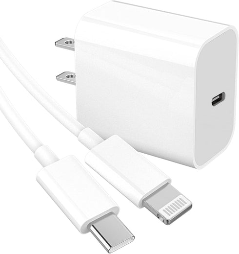 USB C Fast PD Wall Charger Block 20W for Lightning Cable, Quick Power Charging Adapter Compatible with iPad, iPhone 11,