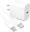 USB C Fast PD Wall Charger Block 20W for Lightning Cable, Quick Power Charging Adapter Compatible with iPad, iPhone 11,