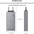 Liaoan USB3.0 2-in-1 OTG Adapter Type-C to Indicator Light, Capable of simultaneous Charging and Data Transfer