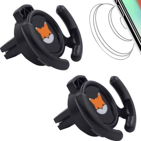 Car Vent Mount Holder 2 Pack, Compatible with Popsocket, Car Mount for Pop Socket Grips with Secure AC Vent Clip