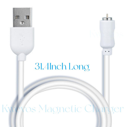 1 Pin Magnetic USB DC Charger Cable Replacement Charging Cord, Replacement Charging Cable,31.4Inch Long for Toys/Vibrators/Electric Devices