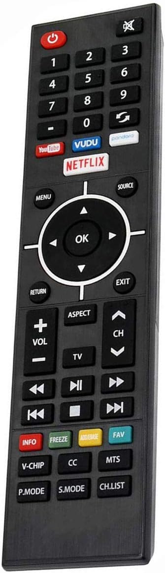 Remote Control for Westinghouse LED Smart UHD 4K TV WD40FB2530, WE50UB4417, Netflix, YouTube Hotkeys