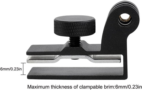 PellKing Baseball Cap Metal Clip Mount for GoPro Hero, DJI Osmo Action, Quick Release