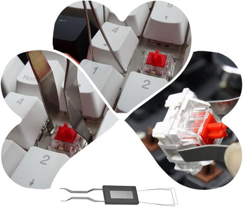 Keyboard Puller - Stainless Steel Keycap Removal Tool for Professional Mechanical Keyboard Removing