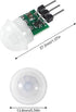 6PCS AM312 Mini Human Sensor Module, HC-SR312 PIR Motion Detector, DC 2.7 to 12V with 10pin Wire