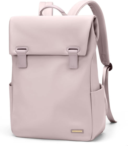 Women’s Waterproof Laptop Backpack for 15.6 Inch Notebook, Travel Commute College (Dusty Pink)