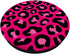 Cheetah Like Animal Leopard Pattern Print Black Pink PopSockets Standard PopGrip