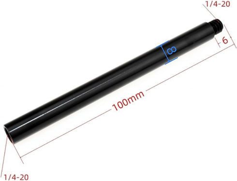 KANGQL 1/4" Extension Rod, Handhelds Tripods Mount Monopods Extension Rod Tripods Poles with Threaded for Tripods