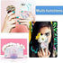 Multi-Function Cell Phone Stand, Rose Gold Pink White Marble Expanding Stand Grip for Smartphones (4 Pack)