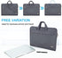 Voova 13-14 Inch Laptop Sleeve Shoulder Bag, Waterproof Carrying Case for MacBook Air/Pro, Dell XPS, HP Chromebook -