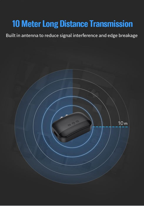 HAOQUOO Stereo Bluetooth Receiver Adapter,NFC Connection, 3.5mm/RCA Dual Audio Output Socket, Bluetooth Adapter Converter Suitable for Smartphones and Tablets