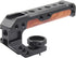Wooden Camera Top Handle with 3 Cold Shoes, FUGASUN Grip for DSLR with 1/4", 3/8" Threaded Holes