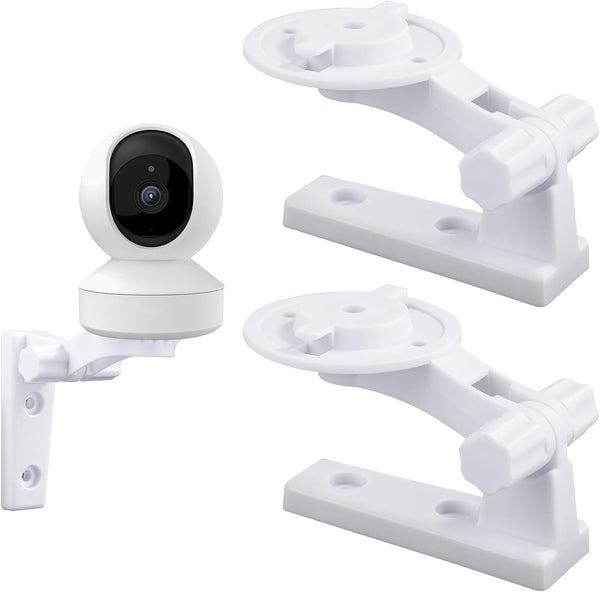 2pcs Camera Wall Mount Compatible with Reolink E1/E1 Pro, Adjustable Ceiling Camera Mount with 4 Rubber Plugs & Screws