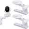 2pcs Camera Wall Mount Compatible with Reolink E1/E1 Pro, Adjustable Ceiling Camera Mount with 4 Rubber Plugs & Screws
