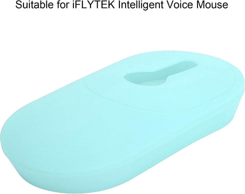 ASHATA Mouse Protective Cover - Silicone Case for iFlytek Intelligent Voice Mouse, Mint Green