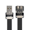 Xiwai 0.2M USB 2.0 Type-A Male to Female Extension Data Flat Slim FPC Cable for FPV, Disk, Scanner & Printer