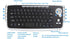 Mini Ergonomic Keyboard Trackball Air Mouse, 1200dpi Function, 2.4G Wireless Keyboard with Trackball for Laptop PC TV