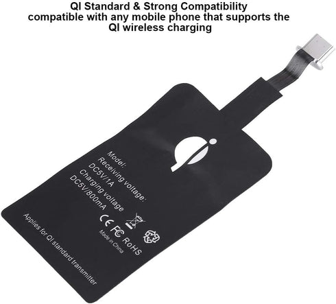Charging Receiver, 5V 1000mAh Charger Adapter, Plug and Play Fast Charging Receiver Module for Android and iOS Phone