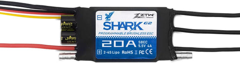 ZTW Shark Series Boat ESC (Shark G2 20A SBEC)