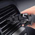 Adjustable Durable Gravity Phone Holder Mount for Car Air Vent, Compatible with 4-7" Mobile Phones, Most Cars (Silver)