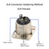 XLR Female Jack 3 Pin Panel Mount Jacks, XLR Female Socket Audio Speaker Microphone Connector 8Pcs,Silver Metal Housing
