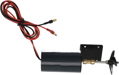 Hosi 545 50T Brushed Motor, Waterproof High Efficiency RC Underwater Thruster Impact Performance for Duck Boat (CCW)