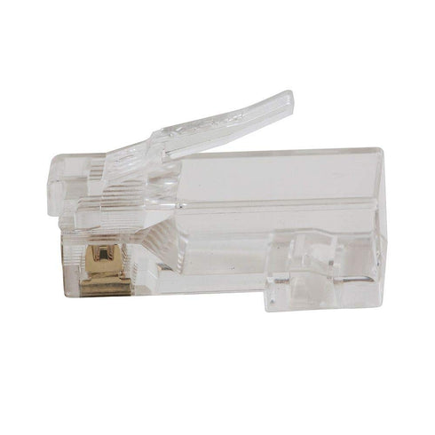 Klein Tools VDV826-762 Pass-Thru Modular Data Plug, RJ45 CAT5e, Gold Plated, 200-Pack Pass Through Connectors