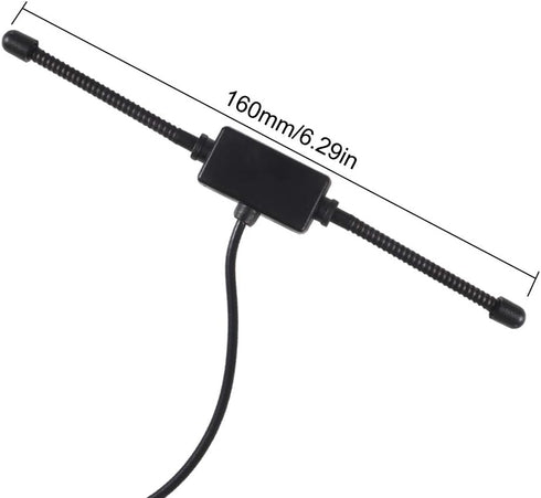 ACEIRMC Tuner,10 Universal Car Stereo AM FM Dipole Antenna,Hidden Adhesive Mount AM FM Radio Antenna for Vehicle Car