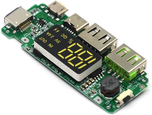 2PCS 186 50 Charging Board - Dual USB 5V 2.4A Mobile Power Bank Module for Lithium Battery Charger Board