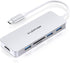 LENTION USB C Hub with 4K HDMI, 3 USB 3.0, SD/Micro SD Card Reader, Compatible with 2023-2016 MacBook Pro