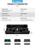 TONHOKJ Camera Cable Clamp Quick Release Plate, Aluminum DSLR Tethered Shooting Cable Lock Clip, HDMI USB Data Port