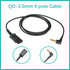 3.5mm Headset Adapter Cable for Plantronics QD, Compatible with Android Smartphones, Tablets, Mac Laptops
