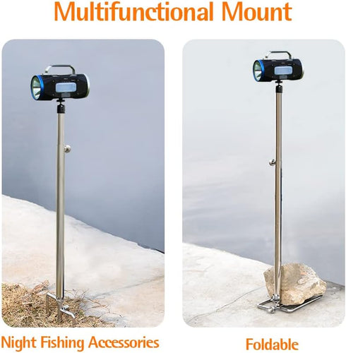 Game & Trail Camera Mount, Support All Hunting Cameras with 1/4''-20 Thread Inserts, Foldable Stainless Steel Bracket