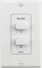 Herdio in-Wall Speaker Selector Switch - 2 Channel Home Audio Speakers Controller for