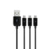 Herfair 3-in-1 Micro USB Splitter: 3 USB to Multi Micro USB Adapter, 480Mbps Data Sync for all Micro USB devices.