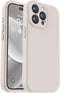 Vooii Compatible Case for iPhone 15 Pro Max, Premium Silicone with Camera Protection, Shockproof (Stone)