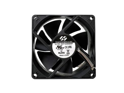 Bgears b-Blaster 80mm High Speed Fan, 2 Ball Bearing, Extreme Airflow, Black