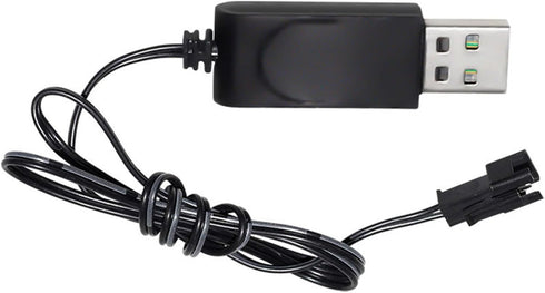 BAIMOQI SM-2P 3.7V 500mAh USB Charger Cable with Connector Plug Lithium Battery USB Charging Cable Output for Remote